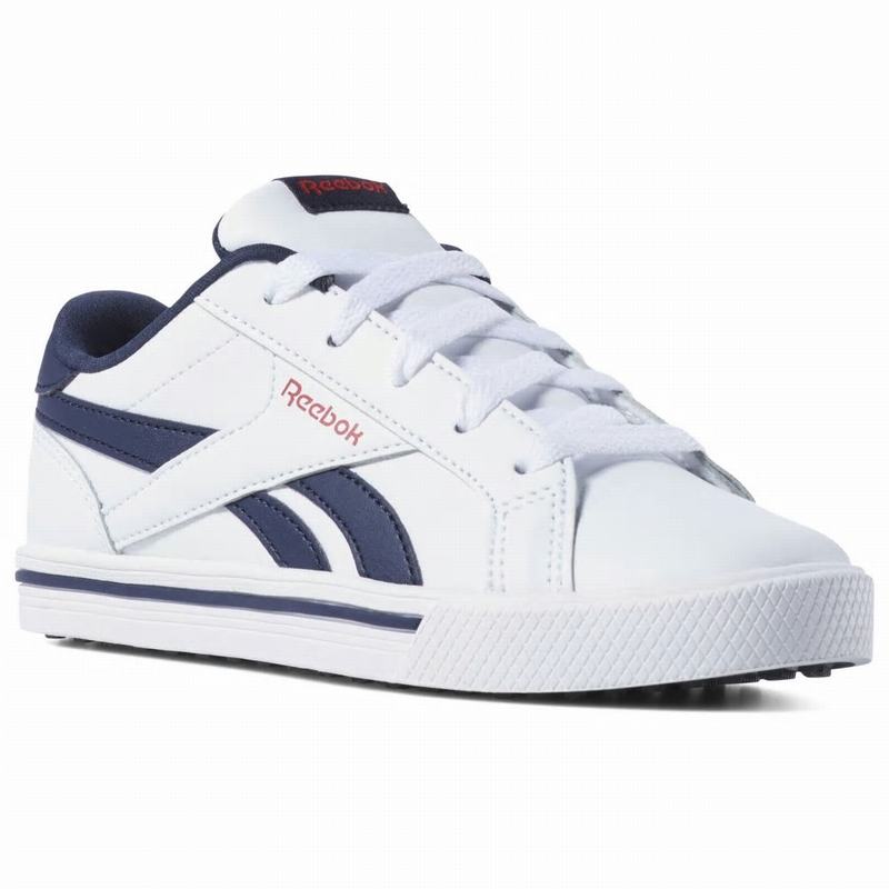 Reebok Royal Comp 2l Tenisky Chlapcenske - Biele/Námornícka Modrá/Červené BC6448LT